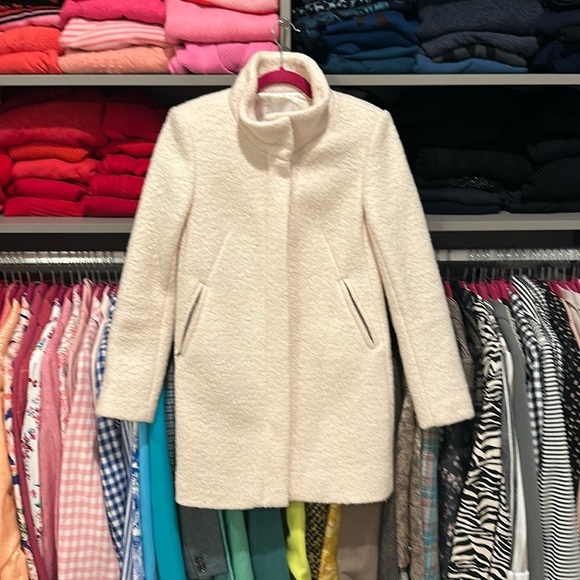 Loft ecru colored 59% wool coat size XS - Picture 1 of 4